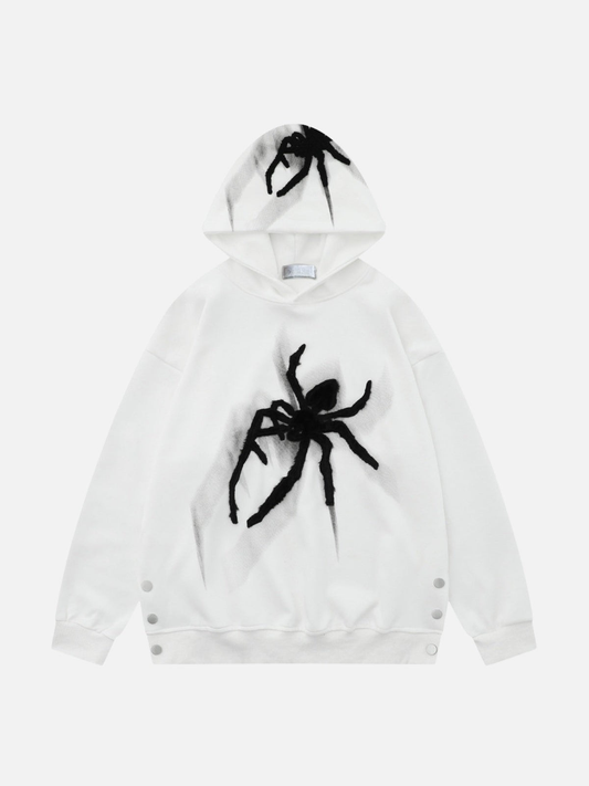 SPIDEROUS - Oversized Embroidered Hoodie